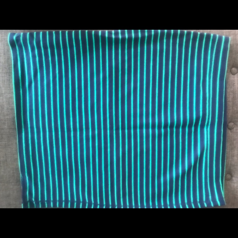 Old navy XL pencil skirt navy and green striped